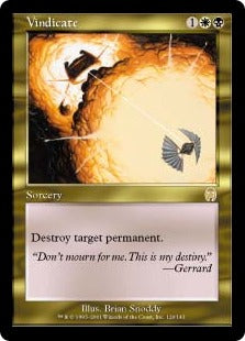 [126]【JP】【FOIL】名誉回復/Vindicate【APC】[R][多色]