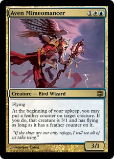 [005]【EN】【FOIL】エイヴンの擬態術士/Aven Mimeomancer【ARB】[R][多色]