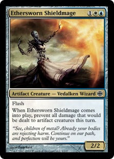 [036]【EN】【FOIL】エーテル宣誓会の盾魔道士/Ethersworn Shieldmage【ARB】[C][多色]