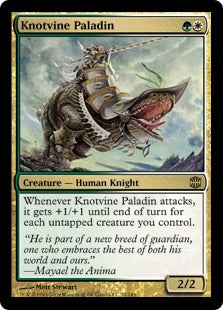 [065]【EN】【FOIL】結び蔦の聖騎士/Knotvine Paladin【ARB】[R][多色]
