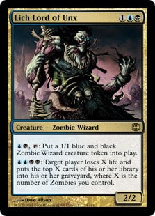 [068]【EN】【FOIL】アンクスの死者の王/Lich Lord of Unx【ARB】[R][多色]