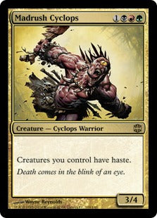 [072]【EN】【FOIL】無謀突進のサイクロプス/Madrush Cyclops【ARB】[R][多色]