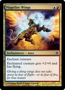 [076]【EN】【FOIL】魔術火の翼/Magefire Wings【ARB】[C][多色]