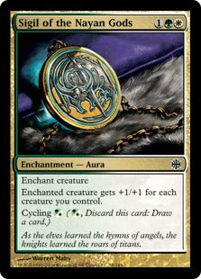 [109]【EN】【FOIL】ナヤの神の印章/Sigil of the Nayan Gods【ARB】[C][多色]