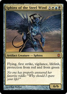 [119]【EN】【FOIL】鋼の風のスフィンクス/Sphinx of the Steel Wind【ARB】[M][多色]
