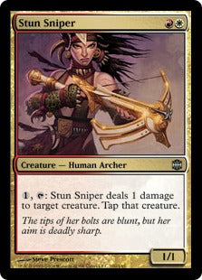[121]【EN】【FOIL】気絶の狙撃者/Stun Sniper【ARB】[U][多色]