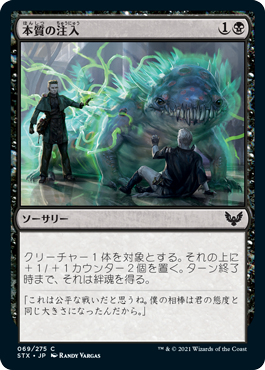 [069]【JP】本質の注入/Essence Infusion【STX】[C][黒]