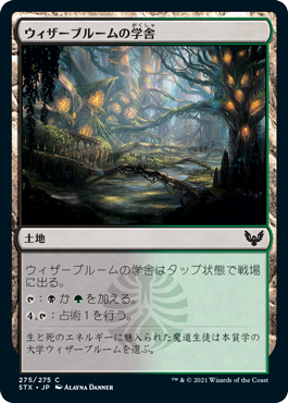 [275]【JP】ウィザーブルームの学舎/Witherbloom Campus【STX】[C][土地]