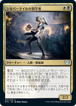 [231]【JP】【FOIL】シルバークイルの初学者/Silverquill Apprentice【STX】[U][多色]