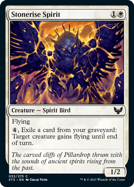 [032]【EN】石昇りのスピリット/Stonerise Spirit【STX】[C][白]