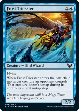 [043]【EN】霜のペテン師/Frost Trickster【STX】[C][青]