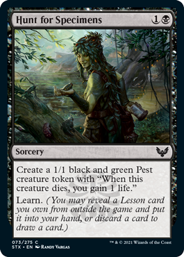 [073]【EN】検体探し/Hunt for Specimens【STX】[C][黒]