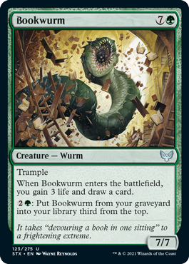 [123]【EN】本のワーム/Bookwurm【STX】[U][緑]