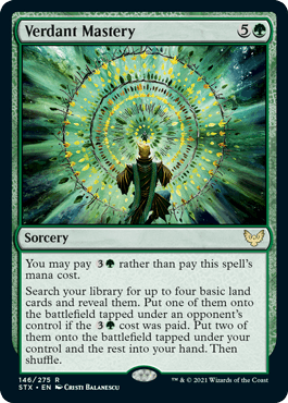 [146]【EN】新緑の熟達/Verdant Mastery【STX】[R][緑]