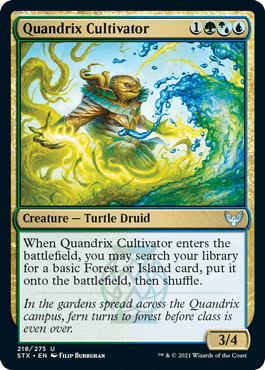 [218]【EN】クアンドリクスの栽培者/Quandrix Cultivator【STX】[U][多色]