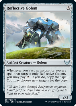 [257]【EN】反射するゴーレム/Reflective Golem【STX】[U][茶]