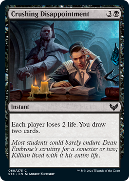 [068]【EN】【FOIL】激しい落胆/Crushing Disappointment【STX】[C][黒]