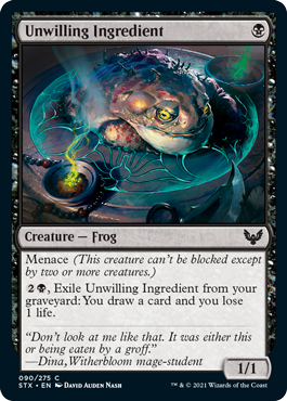 [090]【EN】【FOIL】不本意な材料/Unwilling Ingredient【STX】[C][黒]