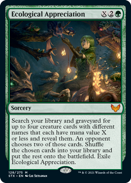 [128]【EN】【FOIL】生態学的な理解/Ecological Appreciation【STX】[M][緑]