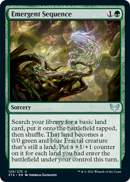[129]【EN】【FOIL】創発的配列/Emergent Sequence【STX】[U][緑]