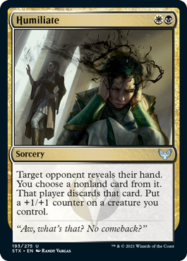 [193]【EN】【FOIL】侮辱/Humiliate【STX】[U][多色]