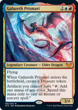 [189]【EN】【FOIL】ガラゼス・プリズマリ/Galazeth Prismari【STX】[M][多色]