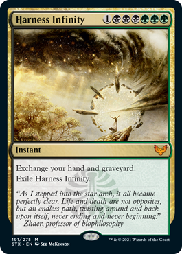 [191]【EN】【FOIL】無限性の支配/Harness Infinity【STX】[M][多色]