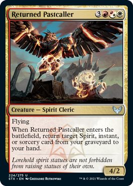 [224]【EN】【FOIL】蘇りし過去招き/Returned Pastcaller【STX】[U][多色]