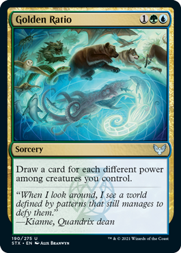 [190]【EN】【FOIL】黄金比/Golden Ratio【STX】[U][多色]