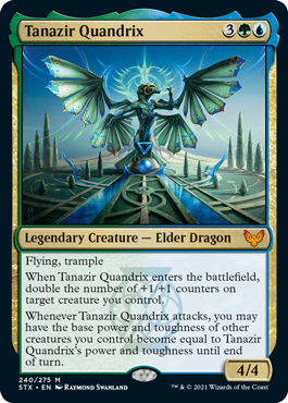 [240]【EN】【FOIL】ターナジール・クアンドリクス/Tanazir Quandrix【STX】[M][多色]