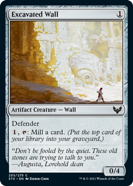 [255]【EN】【FOIL】発掘された壁/Excavated Wall【STX】[C][茶]