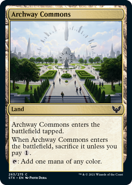 [263]【EN】【FOIL】アーチ道の公共地/Archway Commons【STX】[C][土地]