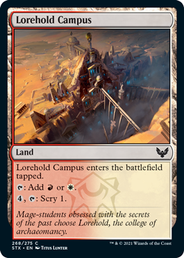 [268]【EN】【FOIL】ロアホールドの学舎/Lorehold Campus【STX】[C][土地]