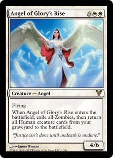[001]【EN】【FOIL】栄光の目覚めの天使/Angel of Glory's Rise【AVR】[R][白]