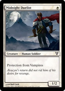 [027]【EN】真夜中の決闘者/Midnight Duelist【AVR】[C][白]
