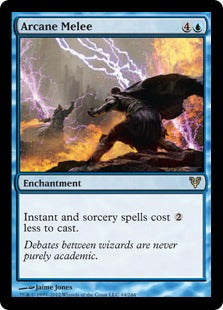 [044]【EN】【FOIL】秘儀の打ち合い/Arcane Melee【AVR】[R][青]