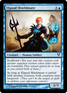 [050]【EN】エルゴードの盾の仲間/Elgaud Shieldmate【AVR】[C][青]