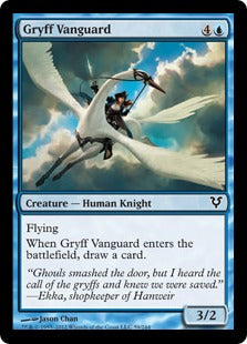[059]【EN】【FOIL】グリフの先兵/Gryff Vanguard【AVR】[C][青]