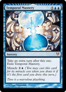 [081]【EN】【FOIL】時間の熟達/Temporal Mastery【AVR】[M][青]