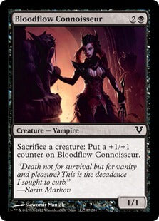 [087]【EN】流血の鑑定人/Bloodflow Connoisseur【AVR】[C][黒]