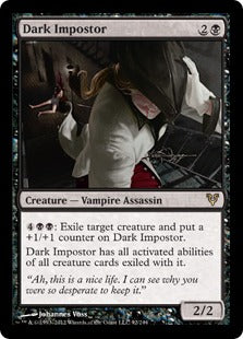 [092]【EN】【FOIL】闇の詐称者/Dark Impostor【AVR】[R][黒]
