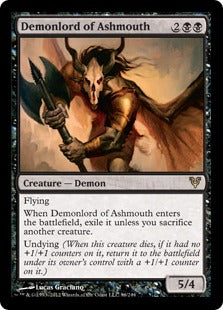 [096]【EN】【FOIL】灰口の悪魔王/Demonlord of Ashmouth【AVR】[R][黒]