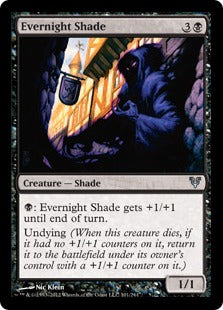 [101]【EN】【FOIL】常夜の影/Evernight Shade【AVR】[U][黒]