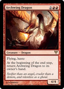 [126]【EN】【FOIL】大翼のドラゴン/Archwing Dragon【AVR】[R][赤]