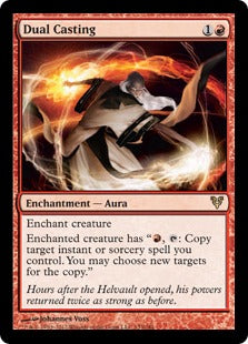 [133]【EN】【FOIL】二重詠唱/Dual Casting【AVR】[R][赤]