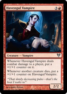[139]【EN】ヘイヴングルの吸血鬼/Havengul Vampire【AVR】[U][赤]