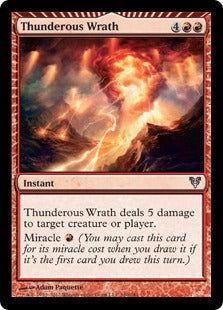 [160]【EN】轟く怒り/Thunderous Wrath【AVR】[U][赤]