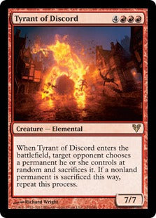 [162]【EN】不和の暴君/Tyrant of Discord【AVR】[R][赤]