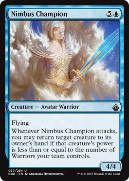 [037]【EN】乱雲の英雄/Nimbus Champion【BBD】[U][青]
