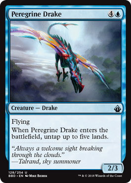 [128]【EN】流浪のドレイク/Peregrine Drake【BBD】[U][青]
